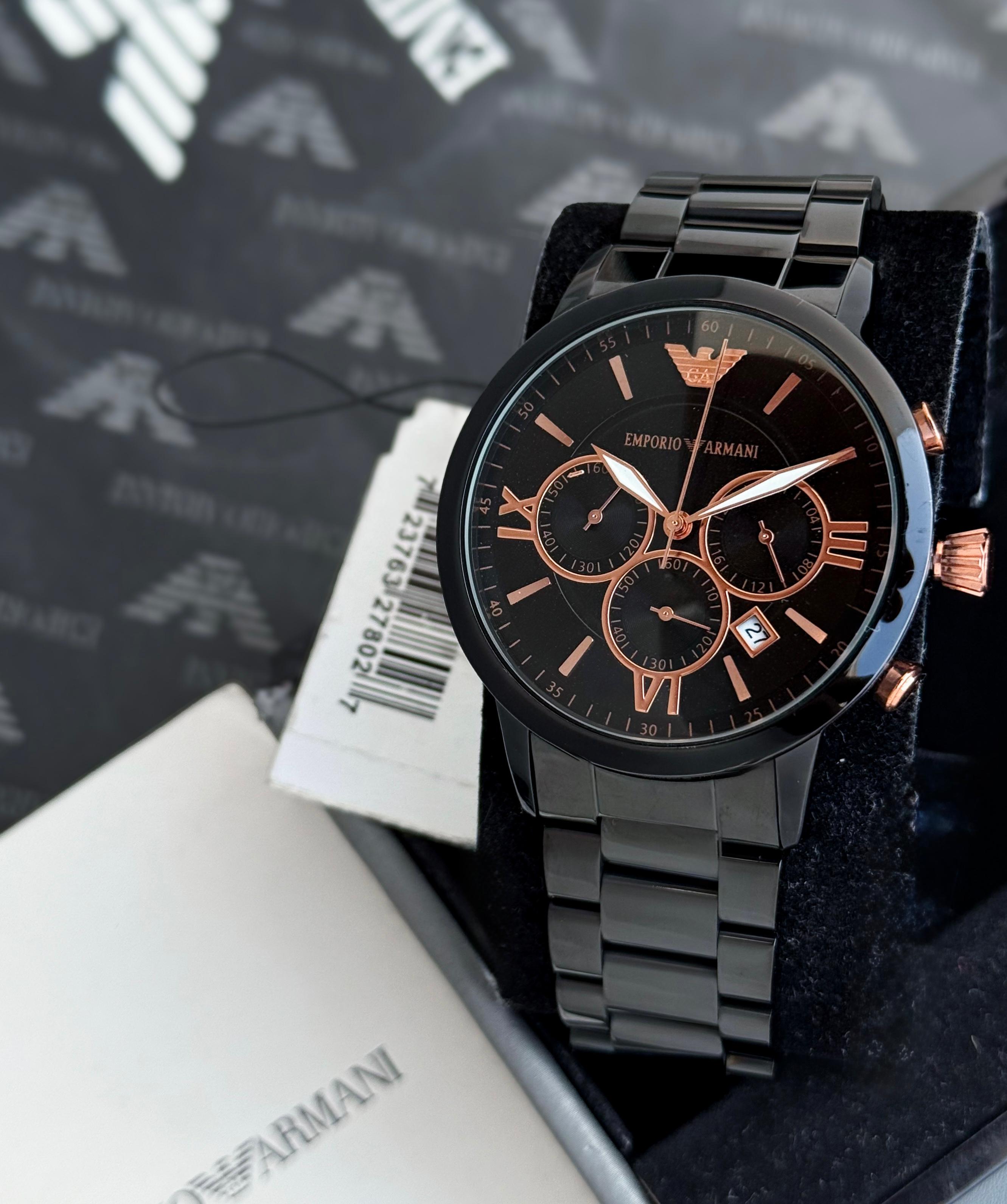 Armani is the Master of Materials watches for him